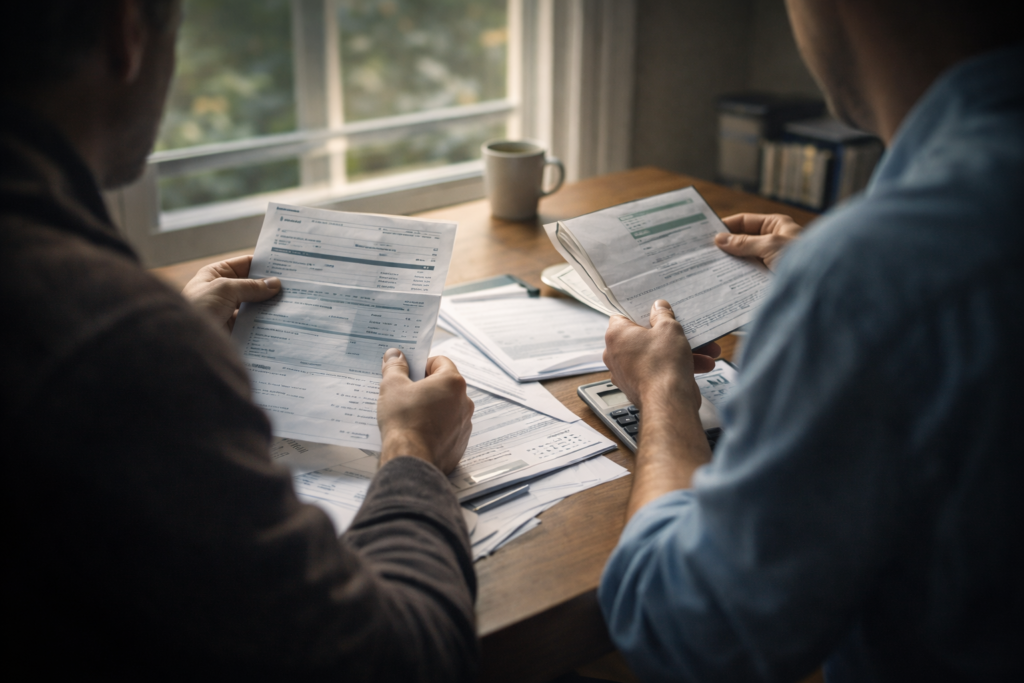 Realistic illustration depicting the impact of interest rates on daily life in the United States Realistic illustration depicting the impact of interest rates on daily life in the United States