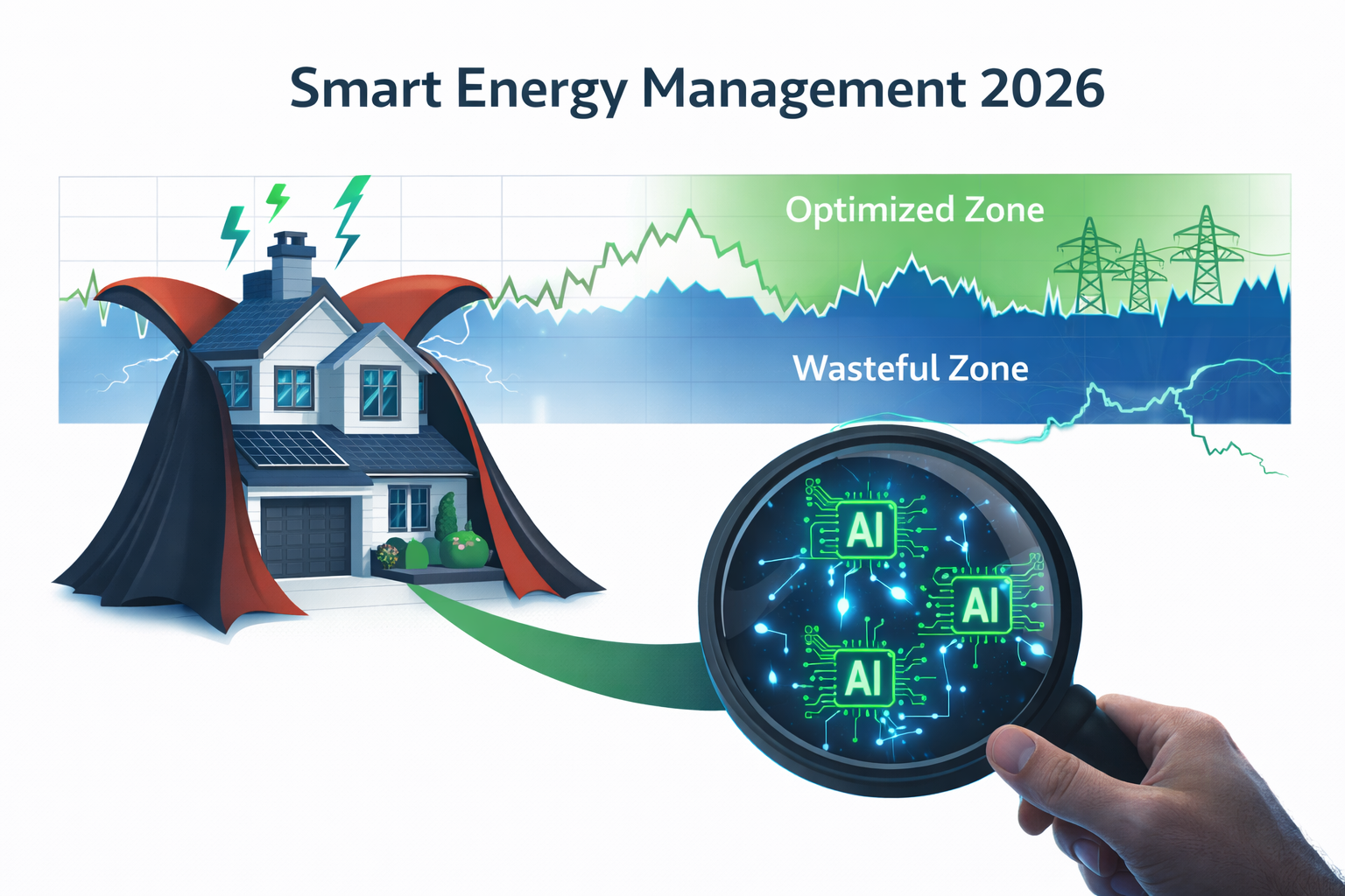 Comprehensive table showing the 4 phases of smart energy management 2026 for homeowners.
